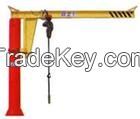 China manufacturer Bz type 360 degree slewing jib crane