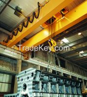 China manufacturer price double beam overhead crane