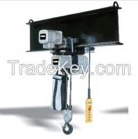 Easy to work 1t electric chain hoists with trolley