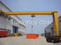2-10t single girder semi-gantry crane