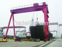 Light duty 5t ship building gantry crane