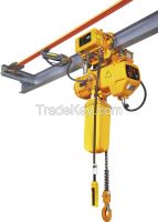 Light duty double speed electric chain hoist 1000kg