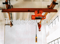 2t electric single girder suspension crane