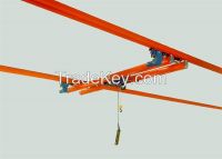 Electric single girder suspension crane 2t