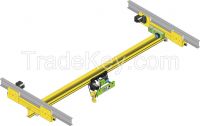 Single girder suspension crane 380V 2t