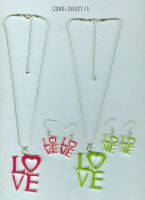fashion jewelry-necklace and earring