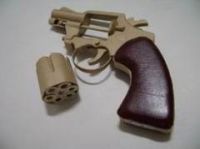 New hand-made paper guns kid guns natural gifts007