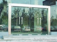 Tempered glass door/ toughened  glass door