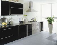 Black High Gloss Designer Kitchen