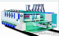 water ink printing slotting and die cutting machine for carton