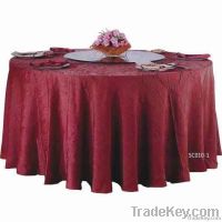 Burgundy royal luxury hotel table cloth