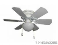 Six Blade Silver Ceiling Fans