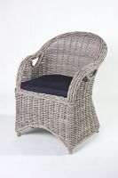 RATTAN CHAIR KOBOO GREY