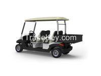 4 seater cargo golf cartsTEV-G043FX4 700mm long steel cargo box