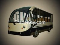 14 seater sightseeing bus Electric zoo shuttle bus TEV-S140TF with water-proof doors,