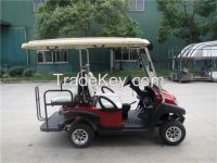 2 seater plus 2 flip-flop seats golf buggies golf carts for golf course