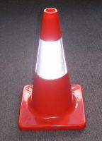 Soft PVC Reflective Traffic Cone (3W1012)