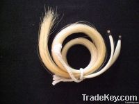 White stallion horse hair 10 hanks(6grams/hank) 32 inches