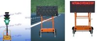 Solar Traffic Signal Trailer/Message Display