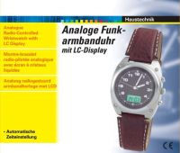 Stainless Steel Analogue Digital Radio-Controlled Wristwatch