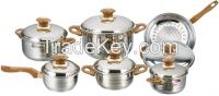 12pcs stainless steel cookware set