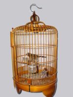 Set of 7 bamboo bird cage