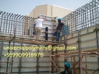 Plastic formwork panel