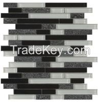 Glass mosaic series of various lengths (shell glass mosaic)