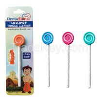 Dentoshine Lollipop Tongue Cleaner for Kids