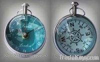 Nautical Blue Dial Clock