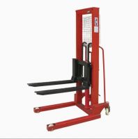 1ton 1.6m Hydraulic Hand Pallet Truck Stacker Manual Forklift
