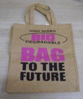 NATURAL JUTE SELF HANDLE PROMOTIONAL BAGS