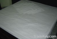 All White 100% Cotton Flat Bed Sheets