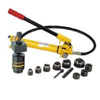 Hydraulic hole digger, punch driver, hydraulic puncher, pipe bender tools