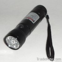 compact 2-in-1 super bright 8-led flashlight with laser pointer
