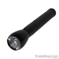 Heavy-Duty 3-D Cell Krypton bulb Flashlight Torch, Black