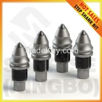 B47K Foundation drilling tools earth auger bits rock drilling teeth round shank chisel