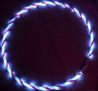 Flash led hoops in purple color