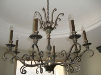 iron chandeliers