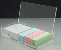 Acrylic memo pad holder
