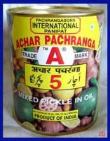 Pickles in jars and sachets, chutneys