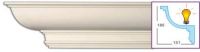 Plain Cornice Moulding - Polyurethane(PU) Decoration