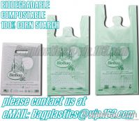 Corn starch bags, sacks, Compostable, OXO-BIODEGRADABLE, Biodegradable