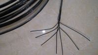 Double strand twisted wire