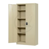 Best selling CKD steel 2 door office filing cabinet with shelf OEM