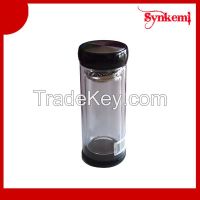 320ml wholesale crystal glass drinking water bottle filter