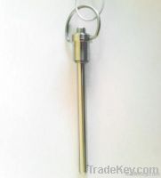 Ring handle quick release ball lock pin