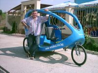 Tricycle - Rickshaw with electric assistance hub e-motor MARGAL bike
