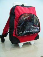 School Bags with Plastic Trolley for School Children
