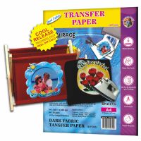 Dark fabric transfer paper